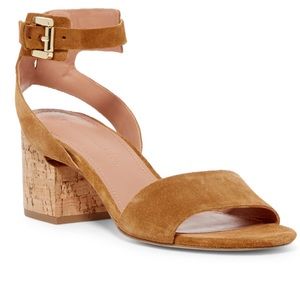 Sigerson Morrison Riva Ankle Strap Sandal Suede